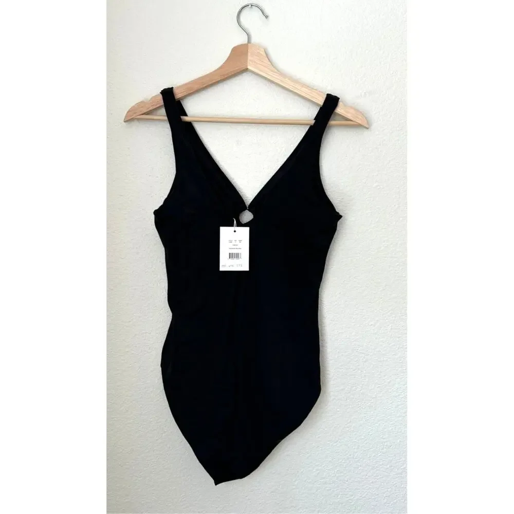 Andie Swim The Bonita One Piece in Black S NWT